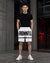 FNDMNTLS Infrastructure Mi Tong Mesh Shorts in white — single product campaign image