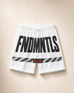 FNDMNTLS® Infrastructure Mi Tong Mesh Shorts — product photo