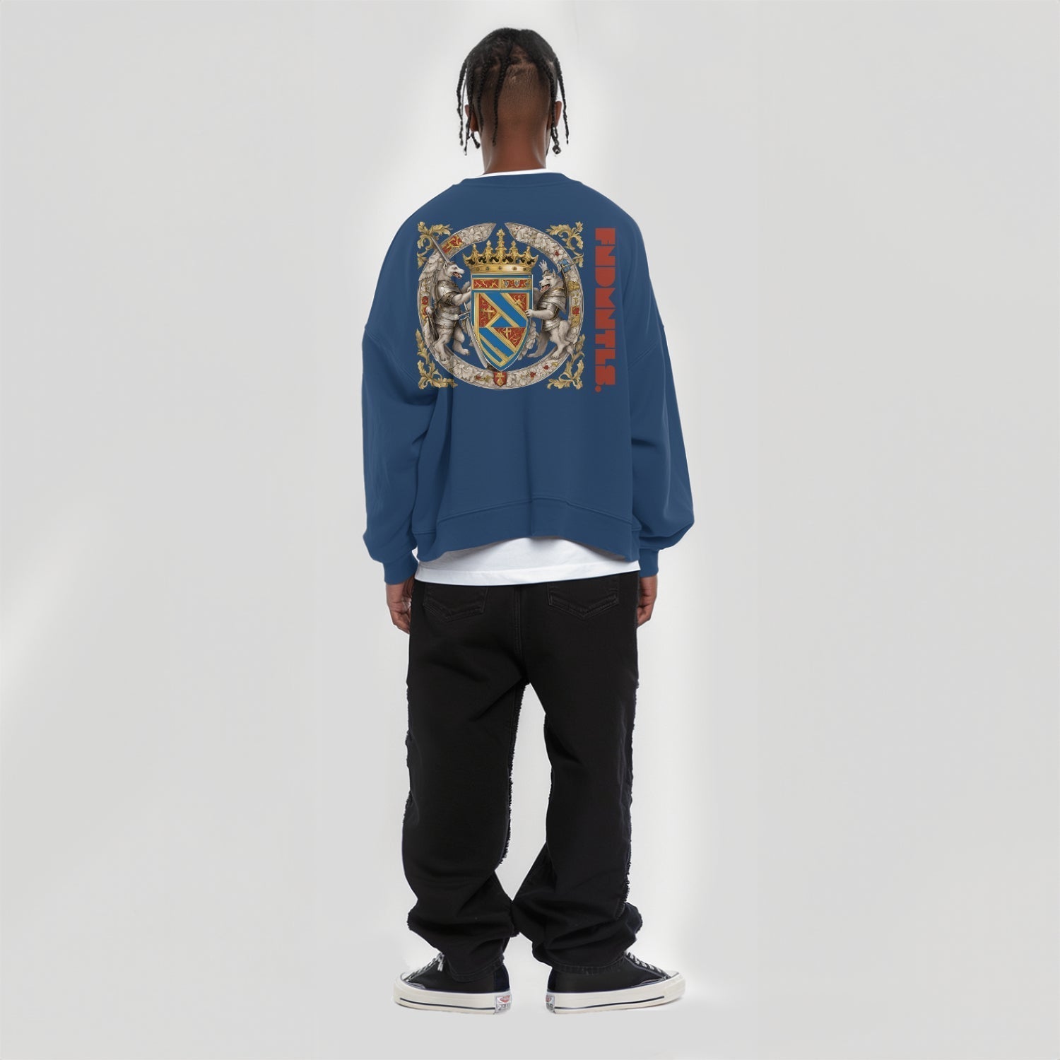 Armor of God Crest Long Sleeve Graphic Tshirt by Shop FNDMNTLS - Tshirts, Armor of God, daily casual