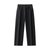 Back view of black Essential Drawstring Straight-Leg Sweatpants showing clean, minimal design for sporty or casual outfits.