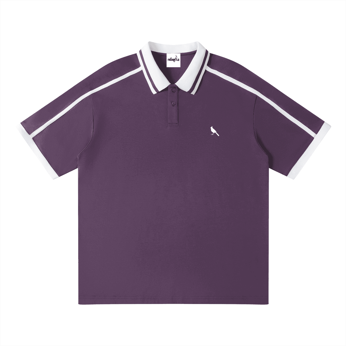 Unisex Contrast Piping Polo Shirt - Comfortable Casual Wear