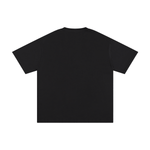 Back view of black Glock 19 unisex pure cotton t-shirt showing plain design and relaxed fit for everyday casual wear.