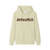 Cream hoodie with camouflage logo
