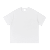 White cotton T-shirt for daily wear