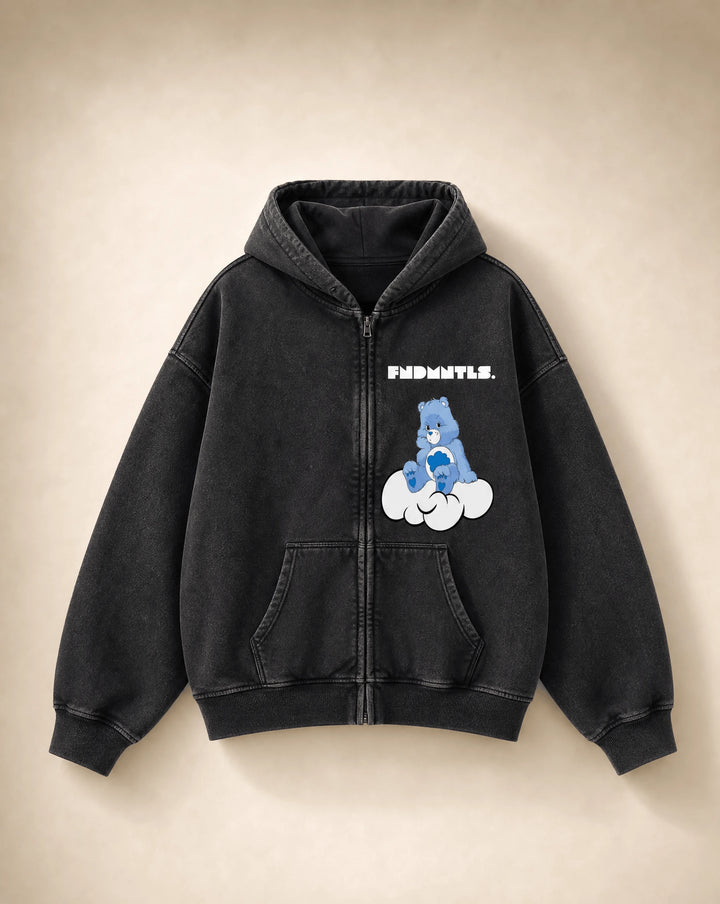 Cloudbear Zip Hoodie | FNDMNTLS