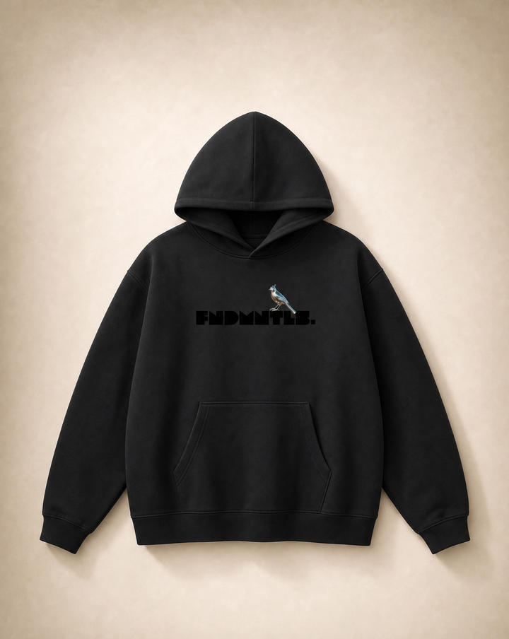Chrome Cardinal Oversized Hoodie - Product Photo 3 | FNDMNTLS Streetwear
