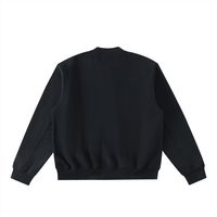Chrome Cardinal Essential Zip-Up Fleeced Varsity Jacket by Shop FNDMNTLS - polo jacket, Chrome Cardinals FNDMNTLS