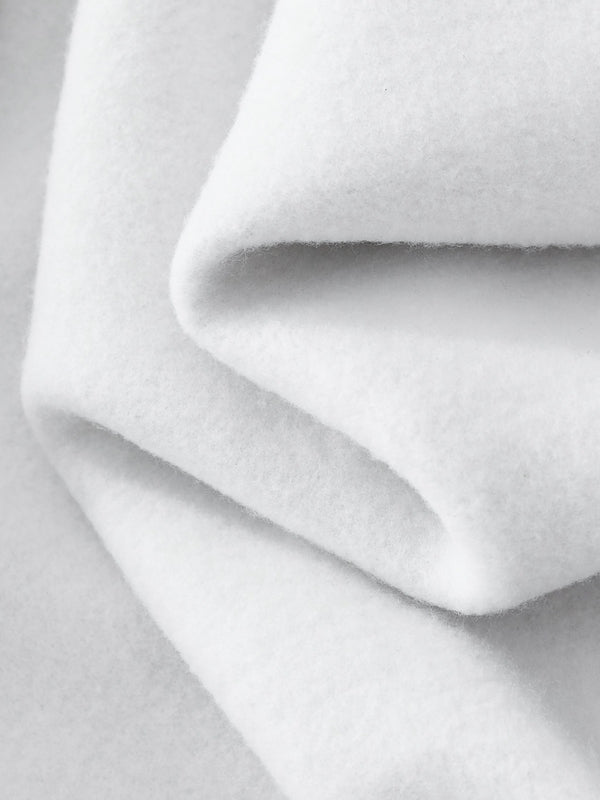 Chrome Cardinal Essential Zip-Up Fleeced Varsity Jacket by Shop FNDMNTLS - polo jacket, Chrome Cardinals FNDMNTLS