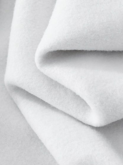 Chrome Cardinal Essential Zip-Up Fleeced Varsity Jacket by Shop FNDMNTLS - polo jacket, Chrome Cardinals FNDMNTLS