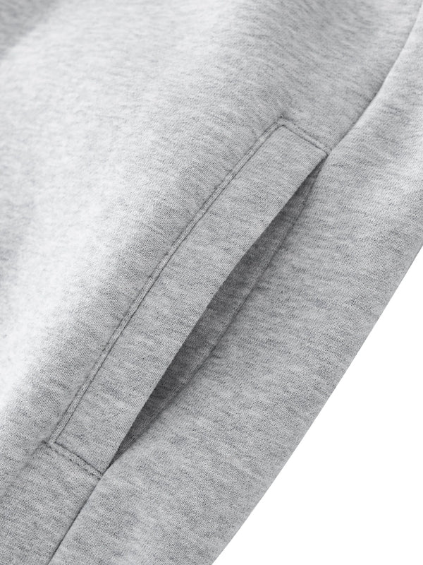 Chrome Cardinal Essential Zip-Up Fleeced Varsity Jacket by Shop FNDMNTLS - polo jacket, Chrome Cardinals FNDMNTLS