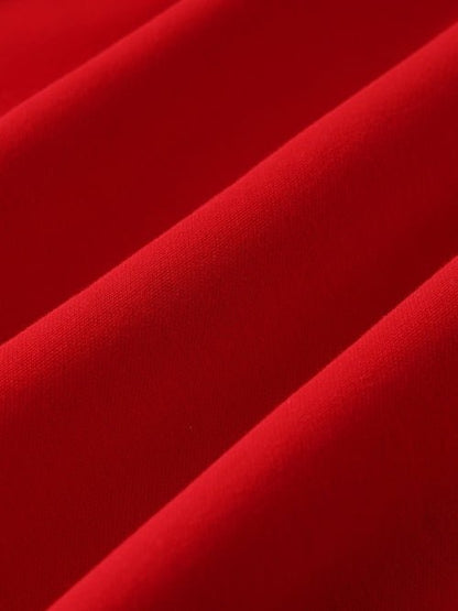 Chrome Cardinal Two-Tone Fleeced Varsity Jacket by Shop FNDMNTLS - Varsity Jackets, Casual Streetwear, Chrome Cardinals