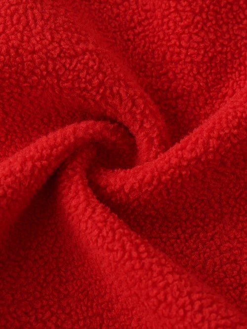 Chrome Cardinal Two-Tone Fleeced Varsity Jacket by Shop FNDMNTLS - Varsity Jackets, Casual Streetwear, Chrome Cardinals