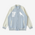 Chrome Cardinal Two Tone Raglan Sleeve Varsity Jacket by Shop FNDMNTLS - Varsity Jackets, mens, two tone raglan sleeve