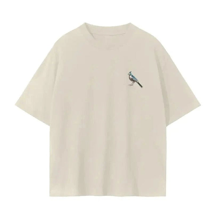 Chrome Cardinals Rugby Graphic Tshirt by Shop FNDMNTLS - Tshirts, Chrome Cardinals, Cotton Tee