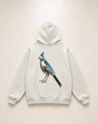Chrome Cardinal Oversized Hoodie - Product Photo 2 | FNDMNTLS Streetwear