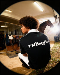 Contrast Collar Short-Sleeve Polo Shirt by Shop FNDMNTLS - polos, Casual Streetwear, casual wear