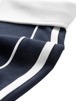 Contrast Collar Short-Sleeve Polo Shirt by Shop FNDMNTLS - polos, Casual Streetwear, casual wear