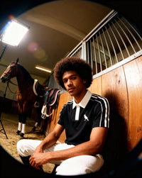 Contrast Collar Short-Sleeve Polo Shirt by Shop FNDMNTLS - polos, Casual Streetwear, casual wear