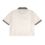 Contrast Stripes Polo Collar T-Shirt by Shop FNDMNTLS - polos, 100% polyester, Casual Streetwear