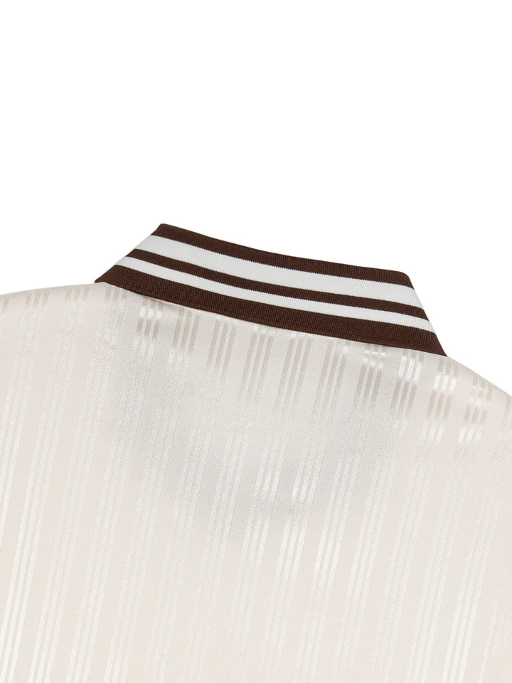 Contrast Stripes Polo Collar T-Shirt by Shop FNDMNTLS - polos, 100% polyester, Casual Streetwear