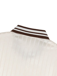 Contrast Stripes Polo Collar T-Shirt by Shop FNDMNTLS - polos, 100% polyester, Casual Streetwear