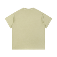 Back view of beige Balenciaga Vintage Wash Cotton T-Shirt showing relaxed fit and soft cotton texture for everyday comfort.