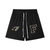 Black Chrome Cardinals Mesh Drawstring Shorts with bold cardinal logo and varsity F patch, unisex sporty activewear made from breathable polyester.