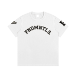 Embroidered Varsity Essential Cotton T-Shirt by Shop FNDMNTLS - Tshirts, Cotton Tshirt, DTG