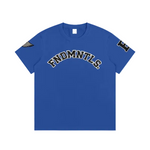 Embroidered Varsity Essential Cotton T-Shirt by Shop FNDMNTLS - Tshirts, Cotton Tshirt, DTG