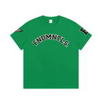Embroidered Varsity Essential Cotton T-Shirt by Shop FNDMNTLS - Tshirts, Cotton Tshirt, DTG