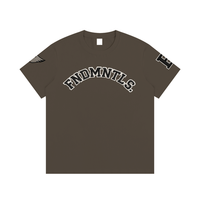 Embroidered Varsity Essential Cotton T-Shirt by Shop FNDMNTLS - Tshirts, Cotton Tshirt, DTG