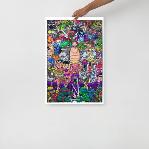 Enemies of the Turtles Photo Paper Poster by Shop FNDMNTLS - Posters, 20x 30 poster, 20x30 posters
