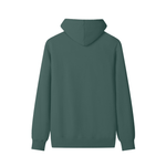 back of green hoodie 