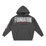 Foundation Essential Oversized Boxy Fit Fleece Hoodie - Product Photo 7 | FNDMNTLS Streetwear