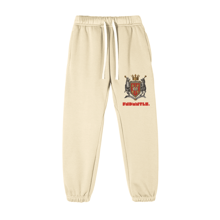 FNDMNTLS. Armor of God Cotton Blend Sweatpants by Shop FNDMNTLS - bottoms, Armor of God, Casual Wear