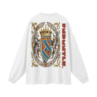 Armor of God Crest Long Sleeve Graphic Tshirt by Shop FNDMNTLS - Tshirts, Armor of God, daily casual