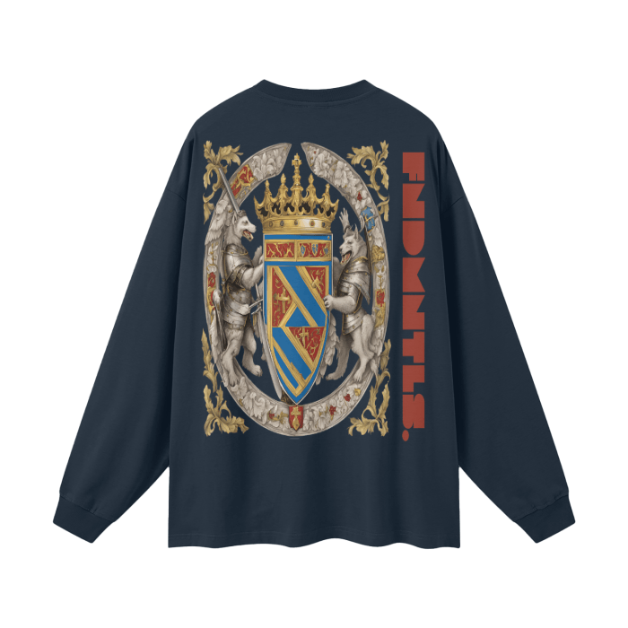 Armor of God Crest Long Sleeve Graphic Tshirt by Shop FNDMNTLS - Tshirts, Armor of God, daily casual
