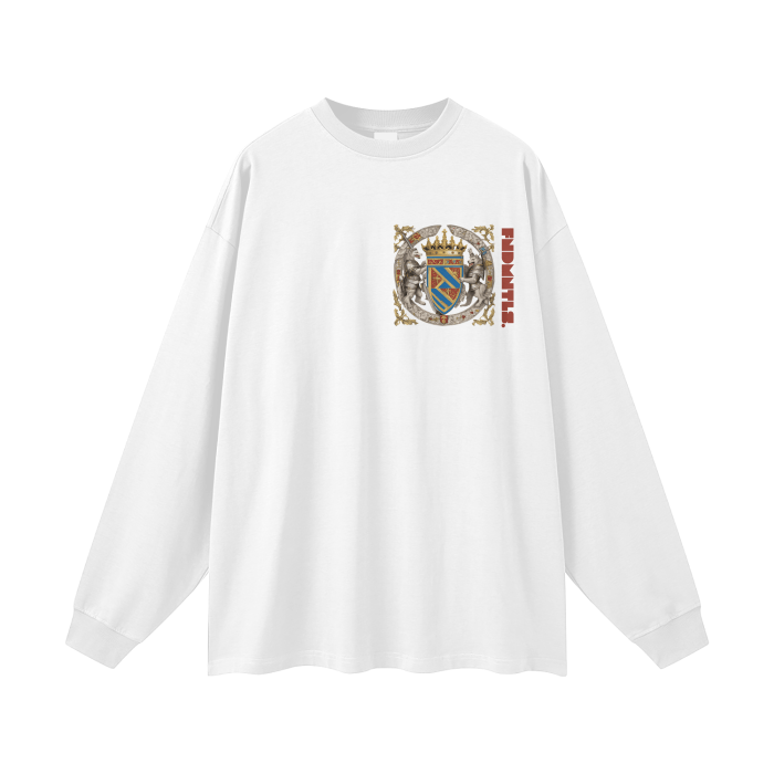 Armor of God Crest Long Sleeve Graphic Tshirt by Shop FNDMNTLS - Tshirts, Armor of God, daily casual