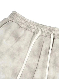FNDMNTLS. Armor of God Gray Fleece Tie-Dye Sweatpants by Shop FNDMNTLS - bottoms, Armor of God, casual wear