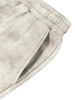 FNDMNTLS. Armor of God Gray Fleece Tie-Dye Sweatpants by Shop FNDMNTLS - bottoms, Armor of God, casual wear