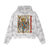 FNDMNTLS. Armor of God Gray TieDye ZipUp Hoodie by Shop FNDMNTLS - hoodies, Armor of God, Casual Wear