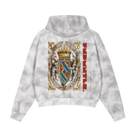 FNDMNTLS. Armor of God Gray TieDye ZipUp Hoodie by Shop FNDMNTLS - hoodies, Armor of God, Casual Wear