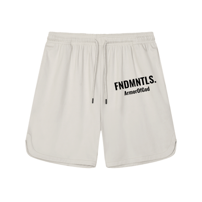 Armor of God Mesh-Lined Quick-Dry Performance Shorts - Heretic-s Streetwear - Armor of God FNDMNTLS - Bottoms