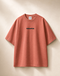 Black Logo Essentials Heavyweight Tee | FNDMNTLS