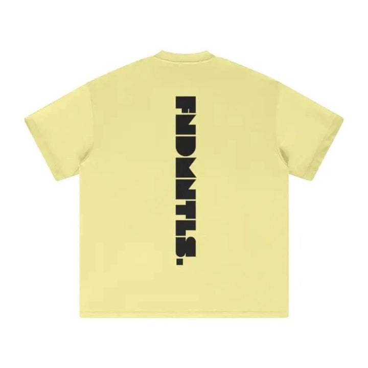 Black Logo Essentials Heavyweight Tee heavyweight logo t-shirt | FNDMNTLS