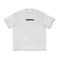 Black Logo Essentials Heavyweight Tee everyday streetwear essential | FNDMNTLS