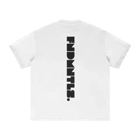 Black Logo Essentials Heavyweight Tee 305 GSM fabric product image | FNDMNTLS