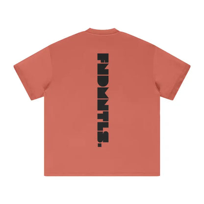 FNDMNTLS. Black Logo Heavyweight Graphic TShirt - Heretic-s Streetwear - 100% Cotton Shirt - 305GSM T-Shirt