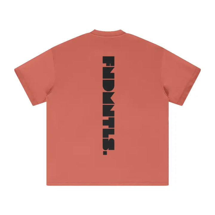 Black Logo Essentials Heavyweight Tee 100% cotton streetwear product image | FNDMNTLS