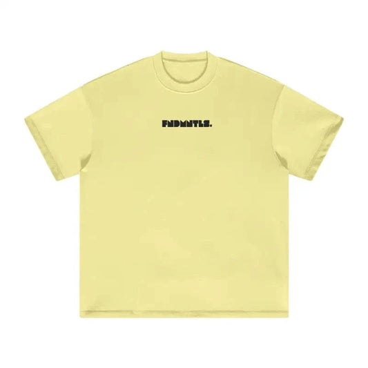 Black Logo Essentials Heavyweight Tee cotton tee product image | FNDMNTLS